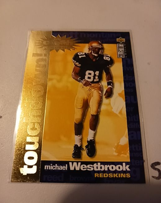 1995 Upper Deck Collector's Choice You Crash the Game Silver #C29 Michael Westbrook — front