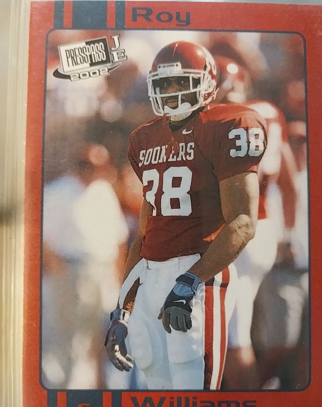 2002 Press Pass JE Old School #OS8 Roy Williams Rookie Oklahoma Sooners — front