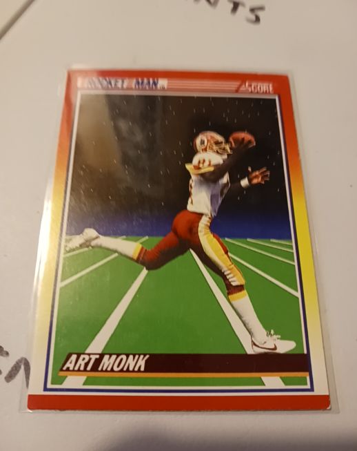 1990 Score #557 Art Monk — front