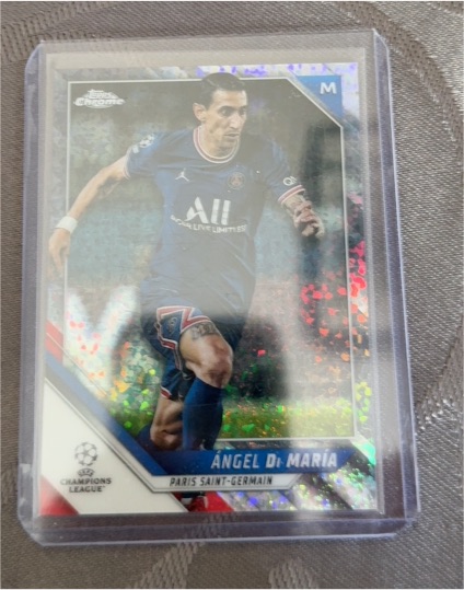 2021-22 Topps Chrome UEFA Champions League #M Angel Di María — front