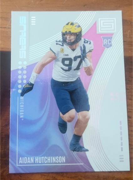 2022 Panini Chronicles Draft Picks Status #1 Aidan Hutchinson — front