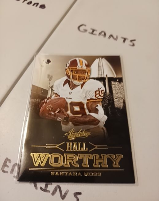 2012 Panini Absolute Hall Worthy #12 Santana Moss — front