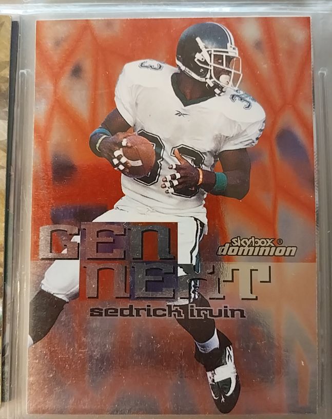 1999 SkyBox Dominion #11 Gen Next Sedrick Irvin — front
