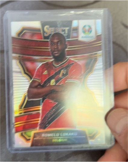 2020 Panini Select UEFA Euro #26 Romelu Lukaku — front