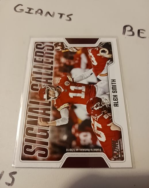 2018 Panini Score Signal Callers #15 Alex Smith — front