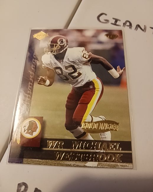 1992 Upper Deck #501 Michael Westbrook — front