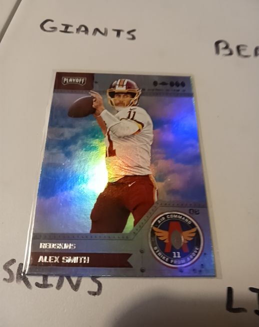 2018 Panini Playoff Air Command #11 Alex Smith — front