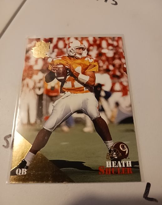 1994 Classic NFL Draft #1 Heath Shuler Rookie Card Gold Insert — front