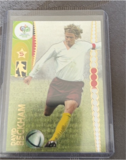 2006 Panini World Cup #93 David Beckham — front