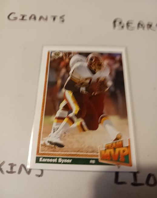 1991 Upper Deck #478 Earnest Byner — front