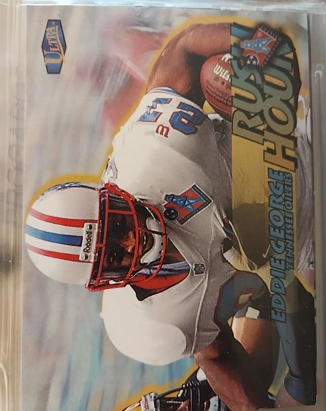 1998 Fleer Ultra #12RH Eddie George Rush Hour — front