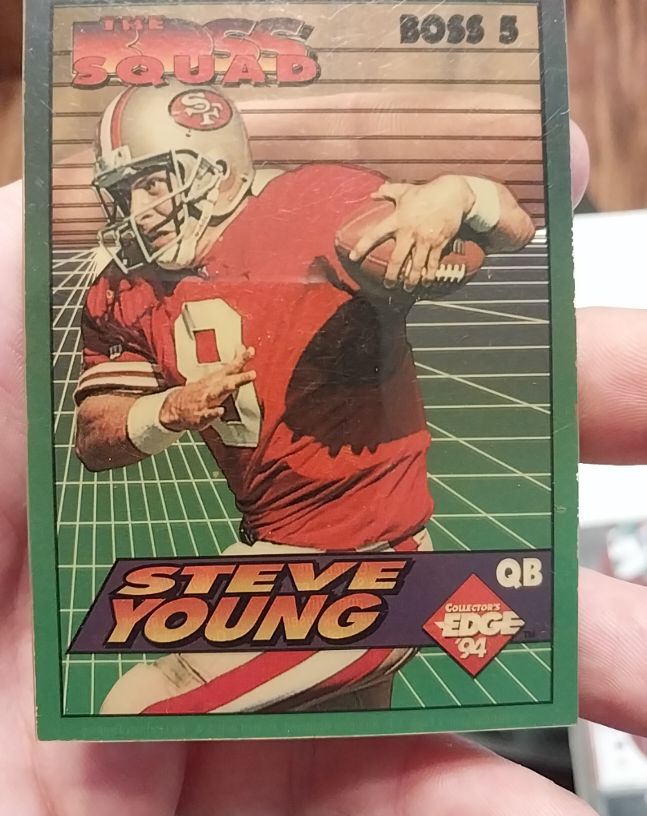 1994 Collector's Edge The Boss Squad #5 Steve Young — front