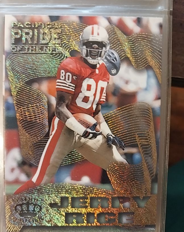 1995 Pacific Crown Royale Pride of the NFL #22 Jerry Rice — front