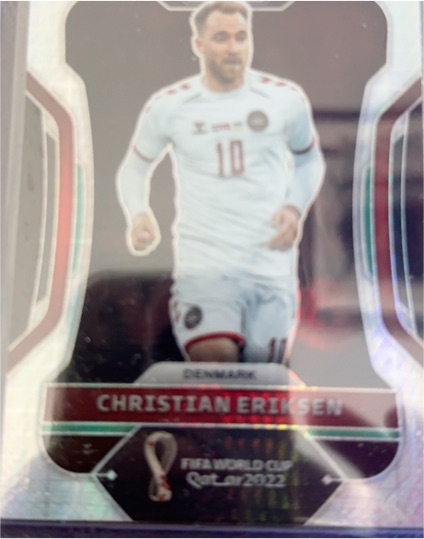 2022 Panini Prizm FIFA World Cup #67 Christian Eriksen — front