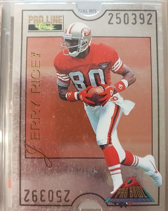 1995 Pro Line Classic #PB-24 Jerry Rice Pro Bowl — front