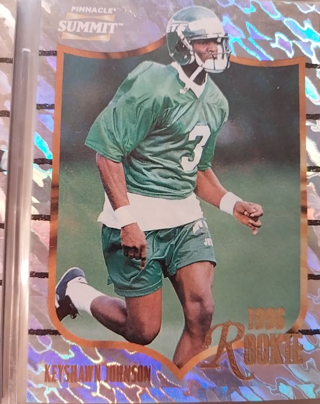 1996 Pinnacle Summit #157 Keyshawn Johnson — front