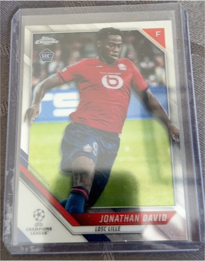2021-22 Topps Chrome UEFA Champions League #191 Jonathan David — front