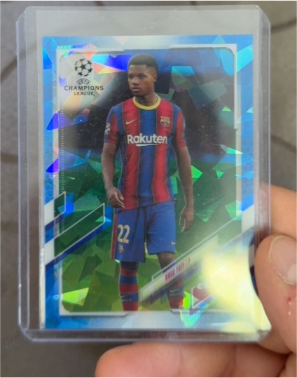 2020-21 Topps Chrome UEFA Champions League #15 Ansu Fati — front