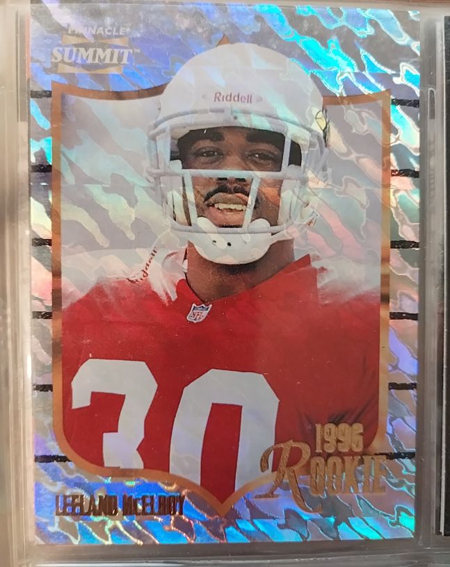 1996 Pinnacle Summit #147 Leeland McElroy Rookie — front