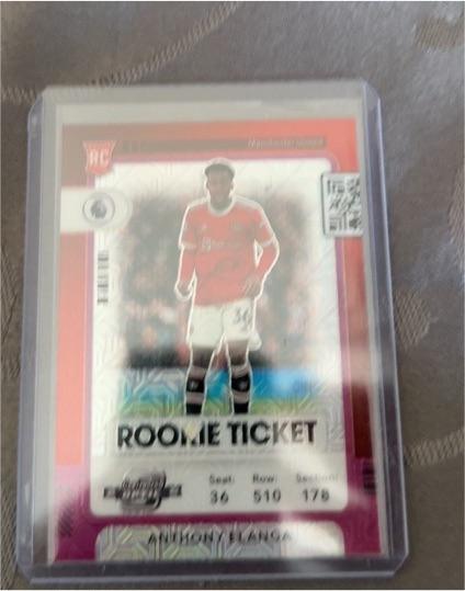 2021-22 Panini Chronicles Contenders Optic Rookie Ticket #298 Anthony Elanga — front