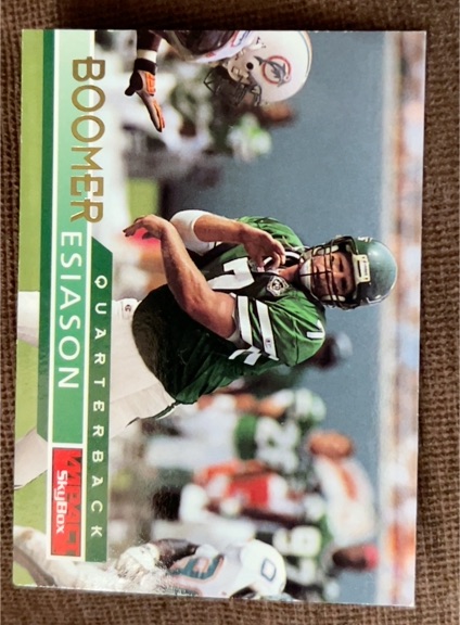 1995 SkyBox Impact #104 Boomer Esiason — front