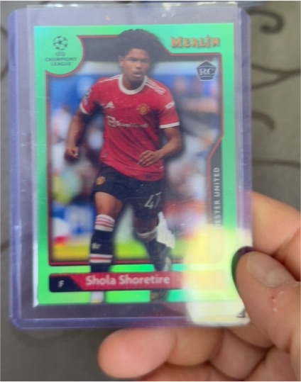 2021-22 Topps Merlin Chrome UEFA #35 Shola Shoretire — front