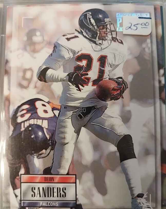 1993 Pro Set Power #21 Deion Sanders — front