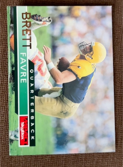 1995 SkyBox Impact #53 Brett Favre — front