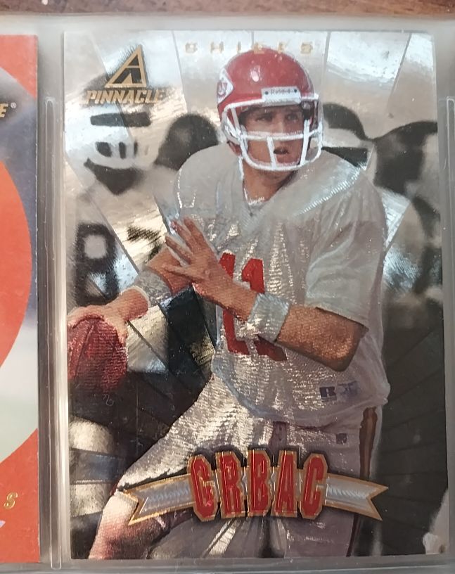1997 Pinnacle Trophy Collection #P14 Elvis Grbac — front