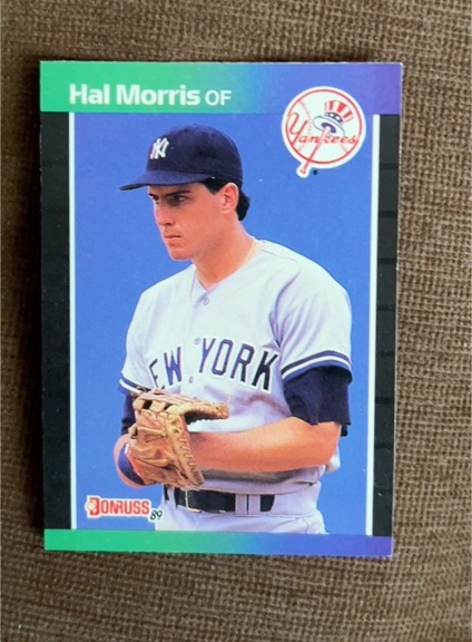 1989 Donruss #545 Hal Morris — front