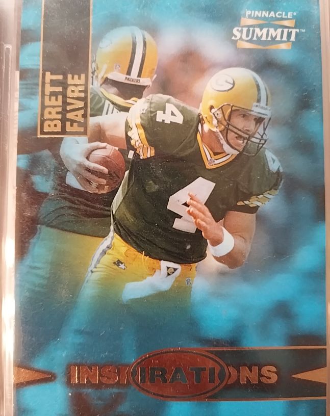 1996 Pinnacle Summit Inspirations #5 Brett Favre — front