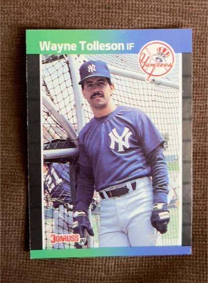 1989 Donruss #659 Wayne Tolleson — front