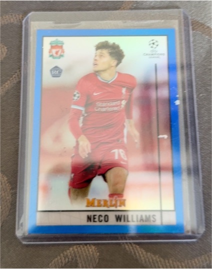 2020-21 Topps Merlin Chrome UEFA Champions League #32 Neco Williams — front
