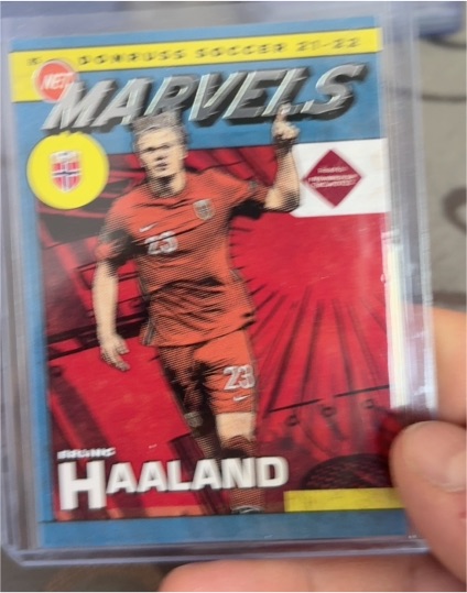 2021-22 Panini Donruss Soccer #5 Erling Haaland Net Marvels — front