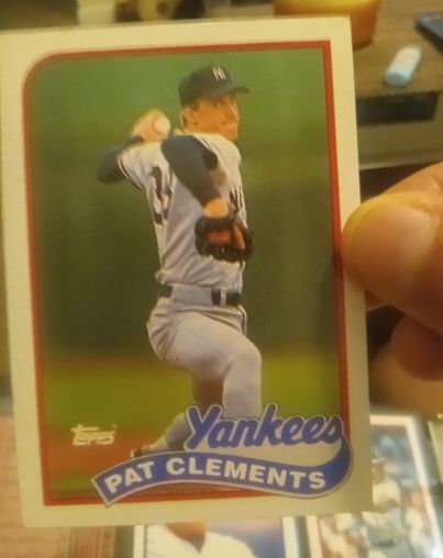 1989 Topps #159 Pat Clements — front