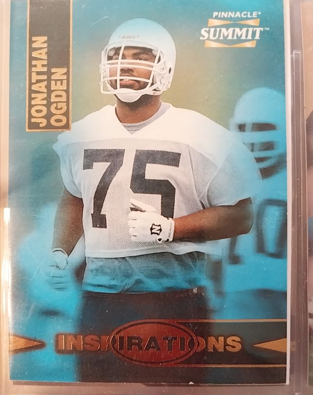 1996 Pinnacle Summit Inspirations #4 Jonathan Ogden — front