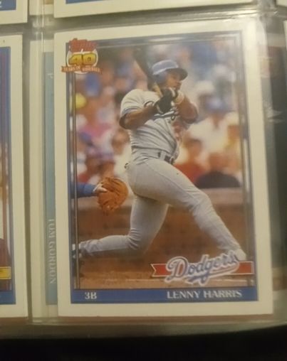 1991 Topps #453 Lenny Harris — front