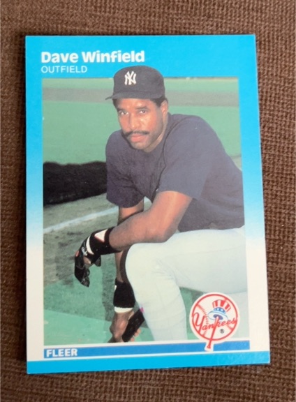 1987 Fleer #120 Dave Winfield — front