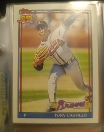 1991 Topps #353 Tony Castillo — front