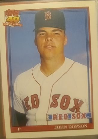 1991 Topps #94 John Dopson — front