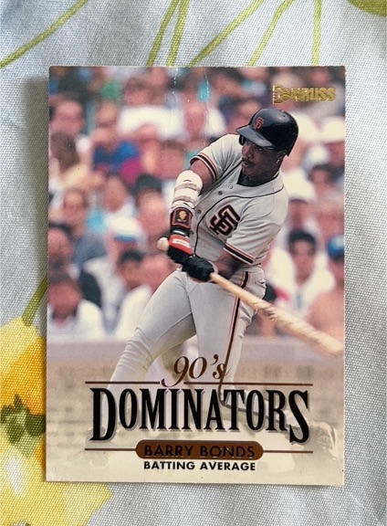 1994 Donruss 90's Dominators #7 Barry Bonds — front