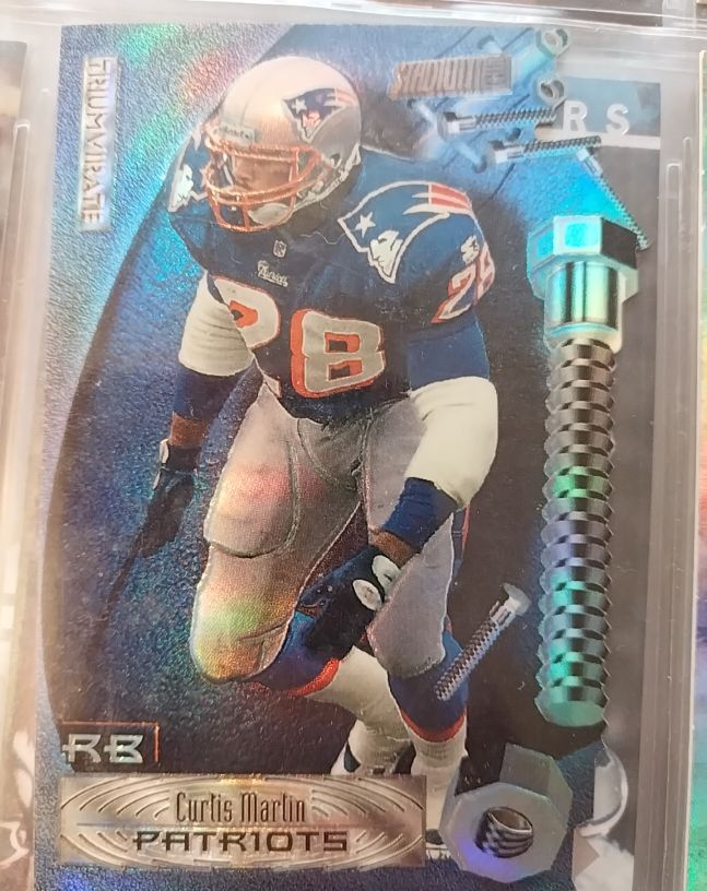 1997 Topps Stadium Club Triumvirate #T2A Curtis Martin — front