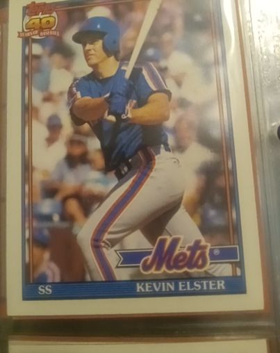 1991 Topps #134 Kevin Elster — front
