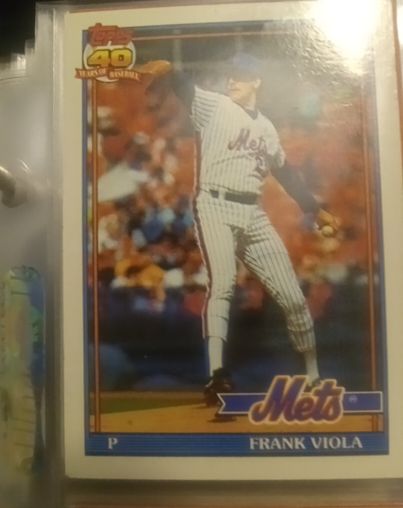 1991 Topps #60 Frank Viola — front
