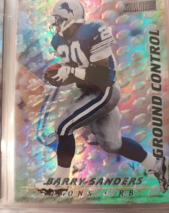 1997 Stadium Club Ground Control #GC1 Barry Sanders — front