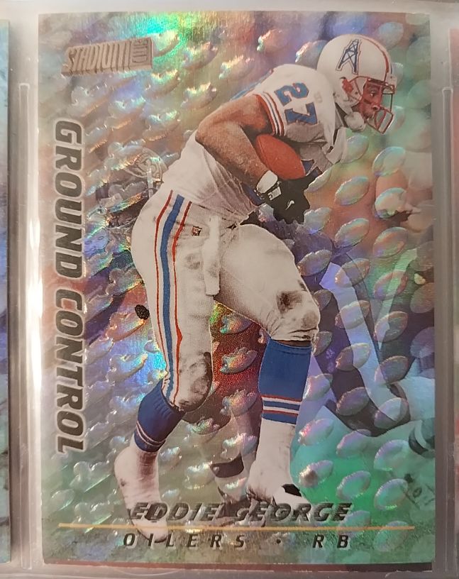 1997 Topps Stadium Club #GC5 Eddie George Ground Control — front
