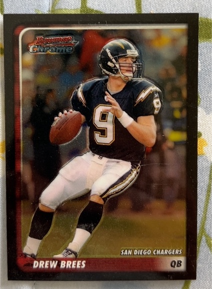 2003 Bowman Chrome #107 Drew Brees — front