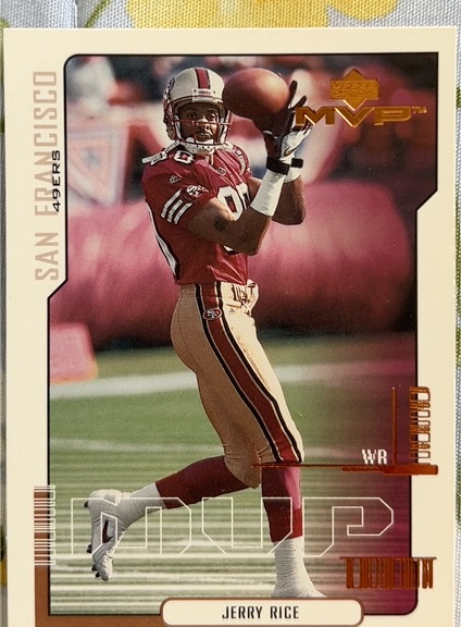 2000 Upper Deck MVP #153 Jerry Rice — front