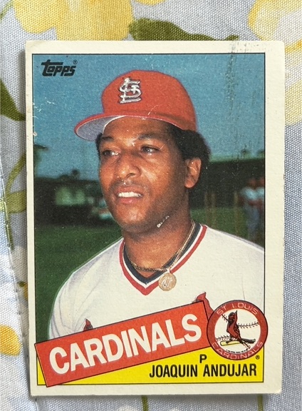1985 Topps #655 Joaquin Andujar — front