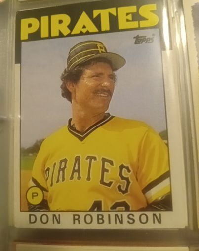 1986 Topps #731 Don Robinson — front